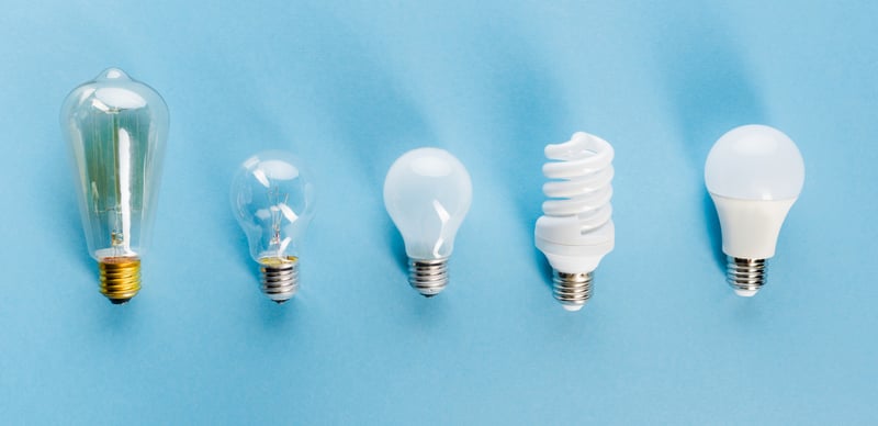 innovation - lightbulbs